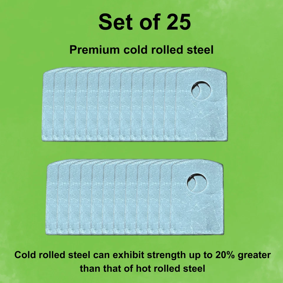 Weld Tabs Thick- 1" 1/2" x 1" x 1/8" Roll Cages, Chassis, Hot Rod, Light mounts - Image 1 of 1