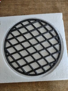 YNNI Universal Cast Iron Slited Circular Grate 30cm fits 14" ext Kamado TQZW14 - Picture 1 of 8