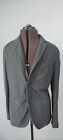 Falconeri Mens Basic Casual Jacket Pure Cotton Faded Grey Size 50 40