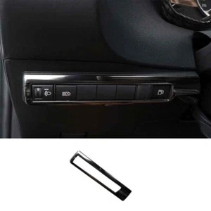 Black Titanium Frame Trim For Toyota Corolla Headlight Switch Control 2020-2022 - Bild 1 von 6