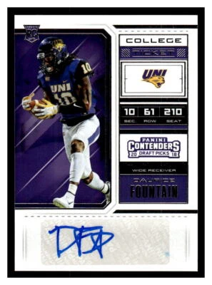 2018 Panini Contenders College Ticket #290 Daurice Fountain      FRA37-02 - Image 1 of 2