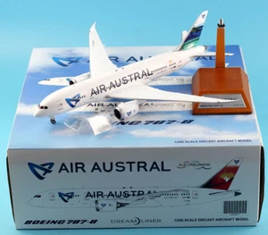 JC Wings 1:200 Air Austral Dreamline Boeing 787-8 avión diecast modelo F-OLRC - Imagen 1 de 12