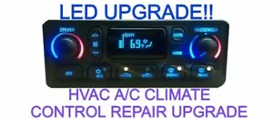 1997-2004 C5 CORVETTE HVAC A/C LED UPGRADE CLIMATE CONTROL REPAIR SERVICE LED @ - Picture 1 of 3