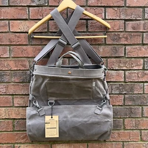 Barebones Futtertasche grau gewachstes Canvas Sammeln Natur Sammeln Rückensack - Bild 1 von 19