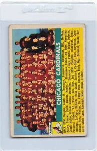 1956 Topps #22 Chicago Cardinals Team Fair 1152 - Picture 1 of 2