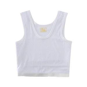 Breathable Mesh Bandage Bra Tank Tops Binder Flatten Breast Corset Shaper Vest - Picture 1 of 34