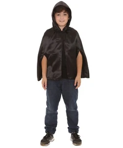 Teen's Reversible Hooded Short Cape Costume, Multiple Color Option,HC-834 - Picture 1 of 26