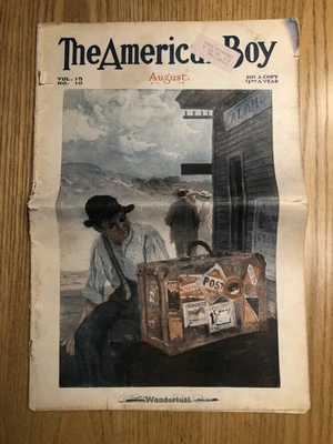 1914 August The American Boy magazine Foto 1 de 3
