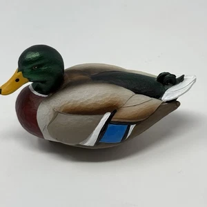 Ducks Unlimited Jett Brunet 2018 Mallard Drake Miniature Decoy Figurine - Picture 1 of 7