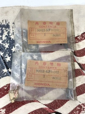 Nuevo de Lote Antiguo Tornillo de Ajuste Honda atc250 XL250 XL350 XR350 PIEZA # 90012-KF0-003 Foto 1 de 4