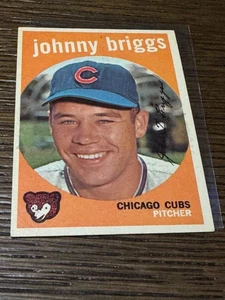1959 Topps #177 Johnny Briggs Chicago Cubs novato - excelente - envío gratuito - Imagen 1 de 2