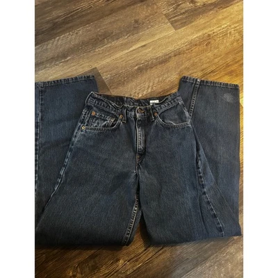 Levi's 565 Wide Leg Blue Jeans Junior Medium Vintage Denim Casual Womenswear - Image 1 of 4