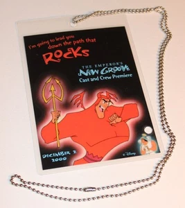 Disney Animation Emperor's New Groove VIP CREDENTIALS Cast & Crew Premiere Party - Picture 1 of 6