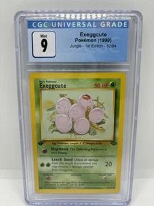 CGC 9 MINT Exeggcute 1st Edition Jungle 52/64 Pokemon 1999 Non-Holo - Picture 1 of 2