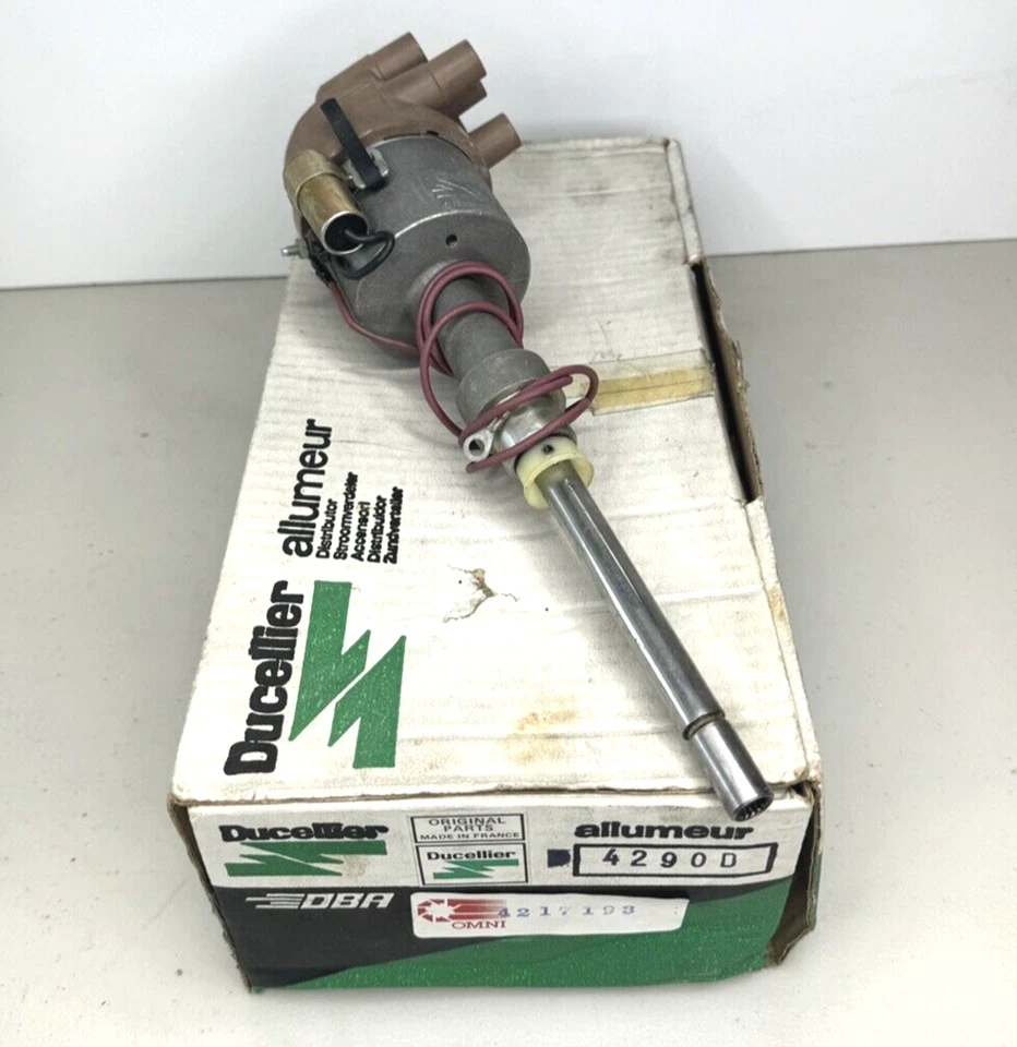 Genuino OEM FIAT 1970-1973 850 Ducellier Distribuidor 4217193 DE COLECCIÓN NUEVO NOS Foto 1 de 4