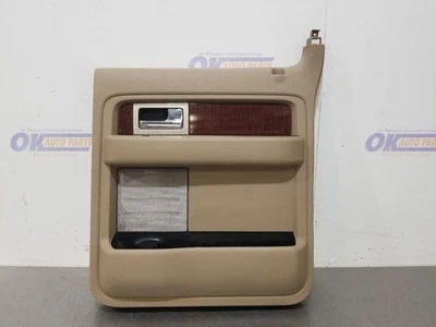 10 2010 FORD F150 KING RANCH REAR DOOR TRIM PANEL BROWN LEATHER RIGHT PASSENGER Foto 1 de 4