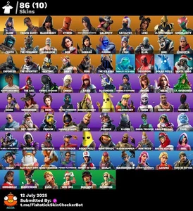 💻FN Travis Scott, Glow, Agent Peely, Deadpool, Calamity, Drift, lynx (151)🎮 - Picture 1 of 11