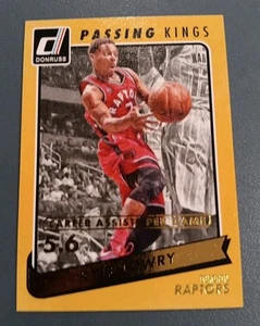Kyle Lowry 👌- 2015-16 NBA Donruss Basketball Passing Kings /56 Raptors #30 - Picture 1 of 4