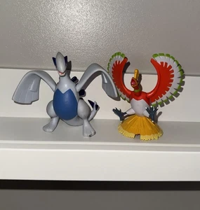 TOMY Nintendo Pokémon Gold & Silver Ho-oh & Lugia Legendary Pokemon Figures - Picture 1 of 10