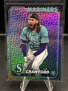 J.P. Crawford #49 2024 Topps Holiday Seattle Mariners - Picture 1 of 2