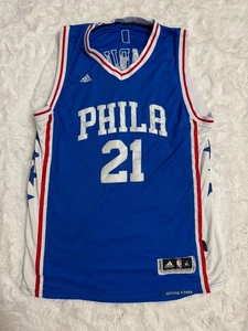 JOEL EMBIID ADIDAS BASKETBALL JERSEY PHILADELPHIA PHILLY 76ERS NBA - MENS XL - Picture 1 of 3