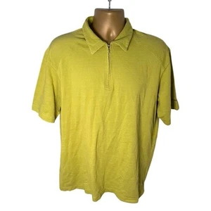 Vintage 90s-Y2K Columbia Men’s XCO Half Zip Polo Lime Green Large - Bild 1 von 5