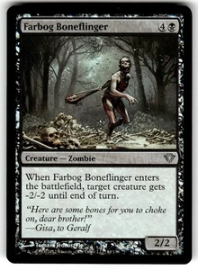 FOIL MTG NM Farbog Boneflinger Dark Ascension Regular - Picture 1 of 2