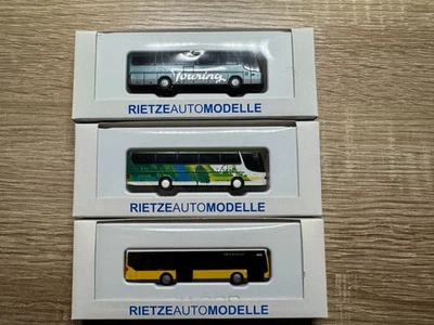 3 Bus Rietze 1:160 En OVP État Non Utilisé NR5 - Photo 1/4