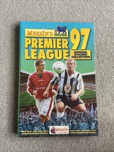 Merlin's Premier League 97 Official Sticker Album in Hard Binder - Complete - Picture 1 of 9