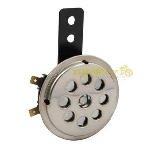 Claxon Vintage Cromado Ø 70Mm 12V Para Moto Vintage Y Cafè Racer - Picture 1 of 1