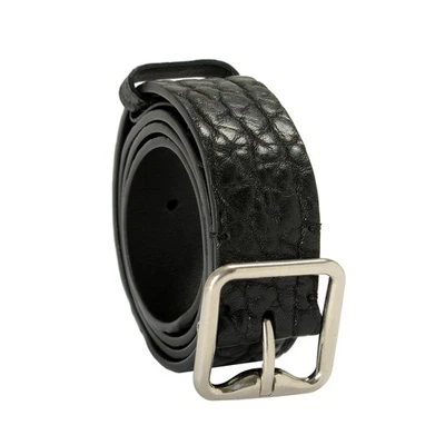 Cinturón para mujer Burberry de cuero texturizado negro talla S Foto 1 de 4