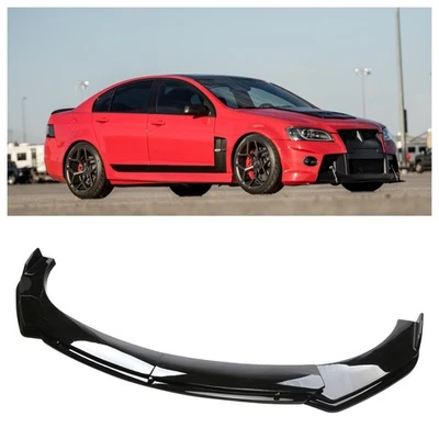 For Pontiac Grand Prix ABS Front Bumper Lip Splitter Spoiler Body Gloss Black SU - Image 1 of 4