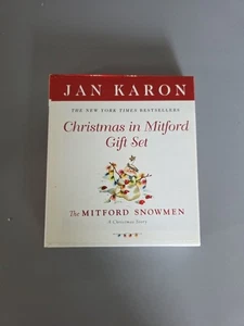 Jan Karon Christmas In Milford 2 Book Gift Set Mitford Snowman Esther's Gift - Picture 1 of 3