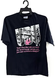 VINTAGE 80s PERE UBU AVANT GARDE PUNK ROCK TOUR CONCERT T-SHIRT TALKING HEAD - Picture 1 of 2