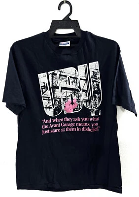 VINTAGE 80s PERE UBU AVANT GARDE PUNK ROCK TOUR CONCERT T-SHIRT TALKING HEAD - Image 1 of 2