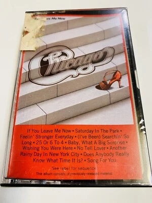 Chicago RARE SEALED Cassette Tape If You Leave Me Now 1983 - Image 1 of 3