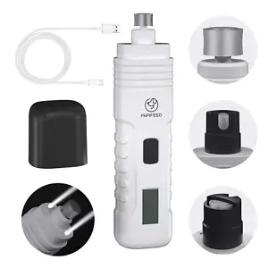 Dog Nail Grinder Professional Pets, 3-Speed Electric Quiet Dog Nail Grinder, Rec - Picture 1 of 7