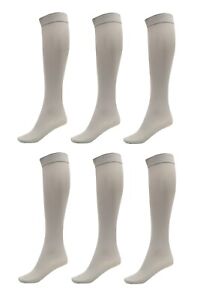 DARESAY Women's Trouser Socks Comfort Band Stretchy Spandex Opaque - 6 Pack