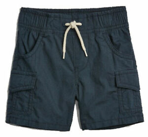 Baby Gap Navy Pull-On Cargo Shorts 6-12 Months $25 NWT