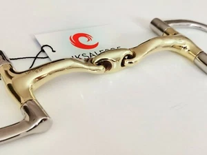 Broca Snaffle MP Curvada en Ángulo Tortuga 14MM Anillo D (UKSALES25®) *ENVÍO EL MISMO DÍA* - Imagen 1 de 12