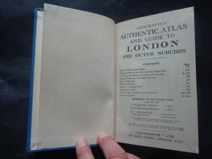 AUTHENTIC ATLAS & GUIDE TO LONDON & OUTER SUBURBS: Streets / Maps / Subway 1945. - Imagen 1 de 10