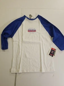 Vintage Norfolk Tides Baseball Shirt 2001 Nos Salesman sample Size Childen Large - Bild 1 von 12