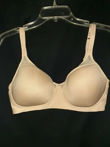 BALI 36D Bra 3440 One Smooth U Ultra Lite Spacer T-Shirt Beige Wireless - Picture 1 of 4