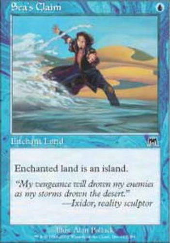 4x Sea's Claim ~ Near Mint Onslaught MTG Magic x4 4 UltimateMTG Playset Blue Car - Image 1 of 1