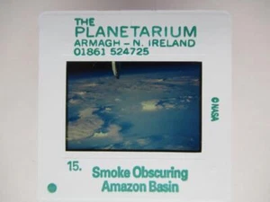 Erde aus dem All Rauch über Amazon 35mm Zelluloid Dia Klarer Fokus - Bild 1 von 1