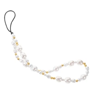Mobile Phone Chain Cellphone Charm Strap Smartphone Lanyard Beaded - Zdjęcie 1 z 12