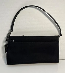 Coach 7407 Mercer Demi Handtasche schwarz Abendtasche Minitasche Canvas Clutch - Bild 1 von 24