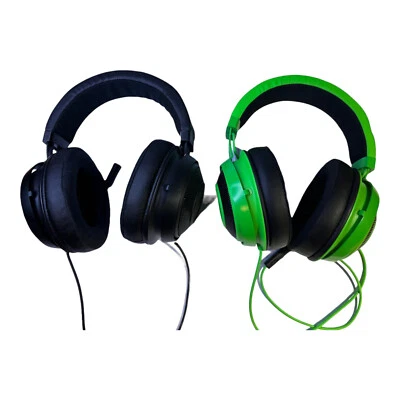 Lote de 2 Razer Kraken Tournament Edition THX 7.1 - NEGRO/VERDE - TAL CUAL - ALAMBRE CORTADO Foto 1 de 4