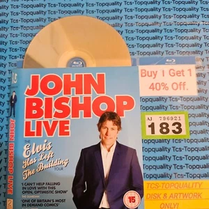 John Bishop live Blu-Ray disc and artwork only. Save £s. - Picture 1 of 1
