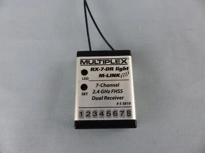 MULTIPLEX récepteur RX-7-DR light M-LINK référence 55810 , testé OK modélisme RC - Photo 1/2